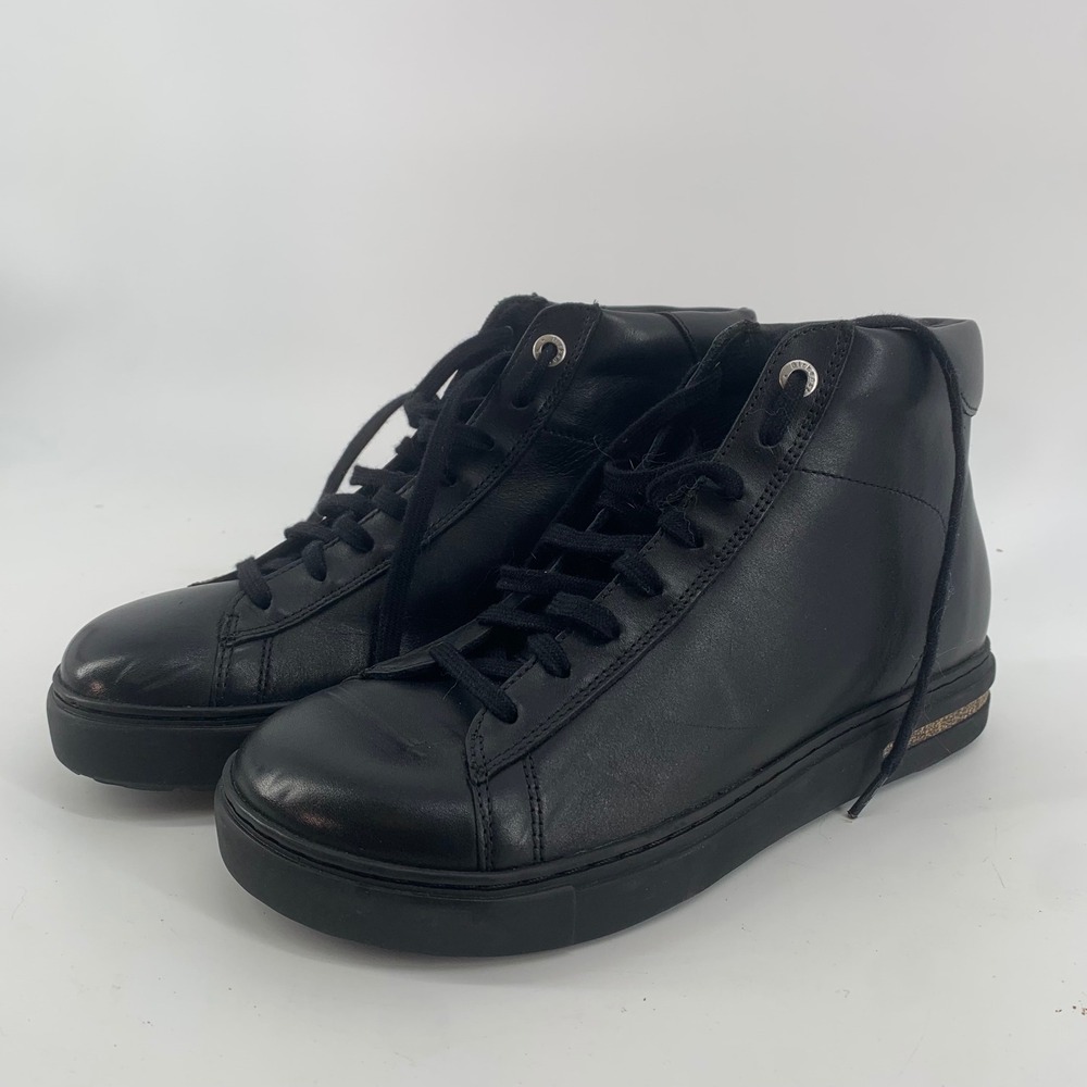 Birkenstock Bartlett 6 Black Leather High Top Sneakers Boots Womens 36